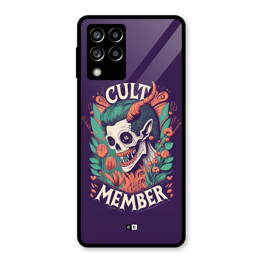 Cult Member Glass Back Case for Galaxy M53 5G