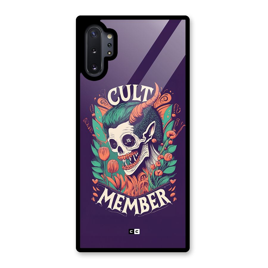 Cult Member Glass Back Case for Galaxy Note 10 Plus