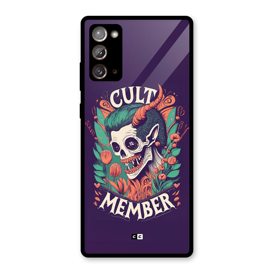 Cult Member Glass Back Case for Galaxy Note 20