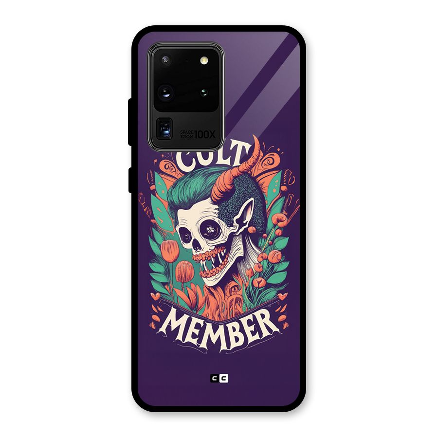 Cult Member Glass Back Case for Galaxy S20 Ultra