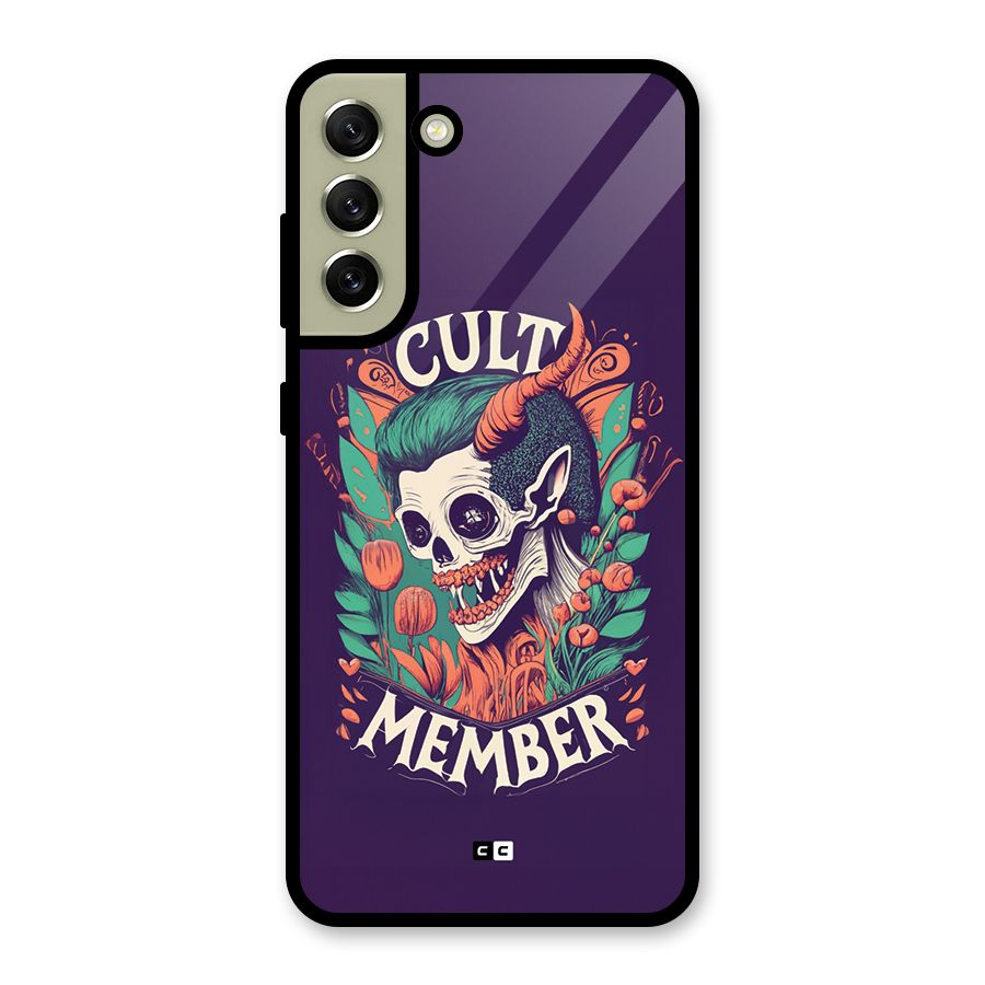 Cult Member Glass Back Case for Galaxy S21 FE 5G