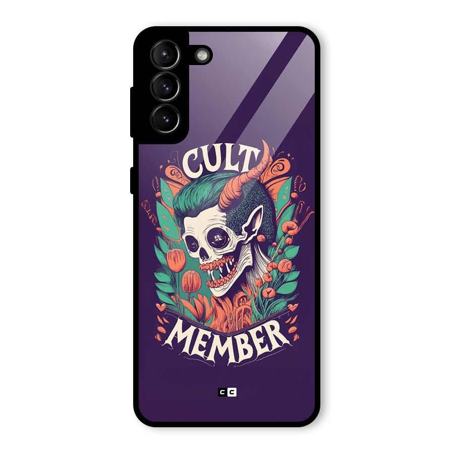 Cult Member Glass Back Case for Galaxy S21 Plus