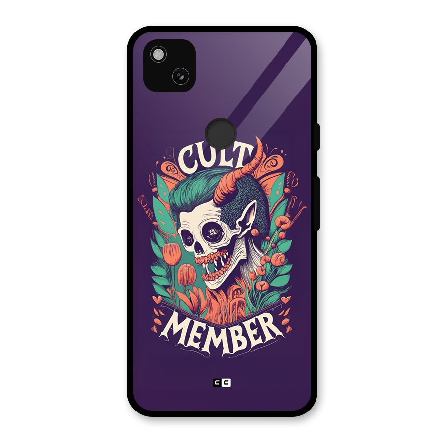 Cult Member Glass Back Case for Google Pixel 4a