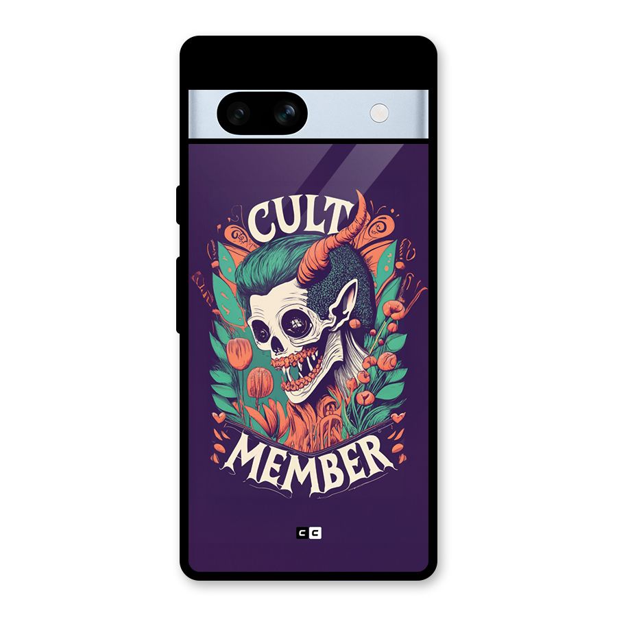 Cult Member Glass Back Case for Google Pixel 7a