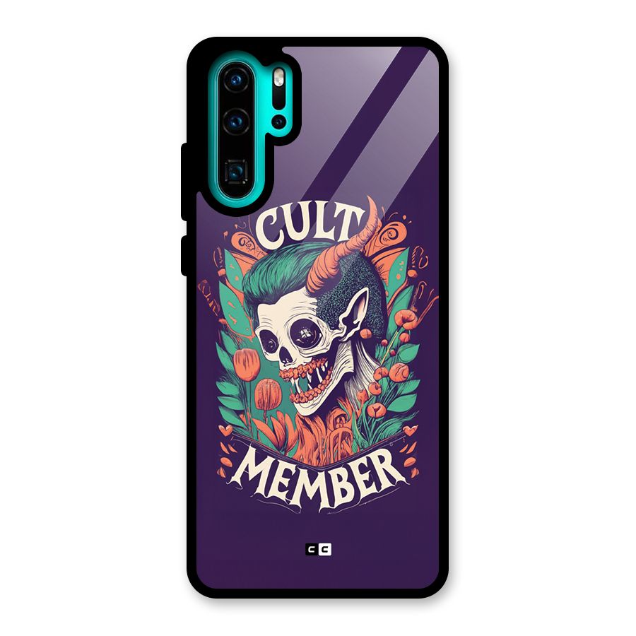 Cult Member Glass Back Case for Huawei P30 Pro