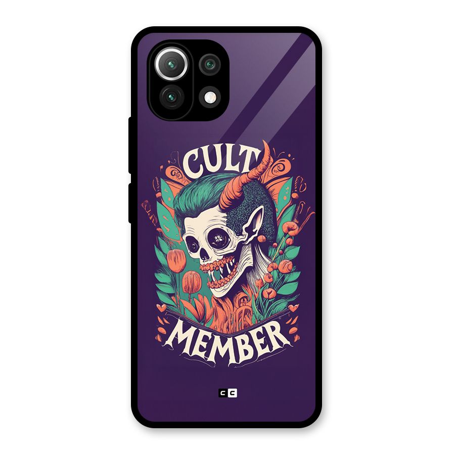 Cult Member Glass Back Case for Mi 11 Lite NE 5G