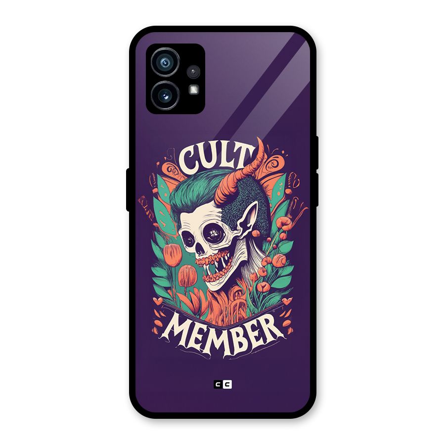 Cult Member Glass Back Case for Nothing Phone 1