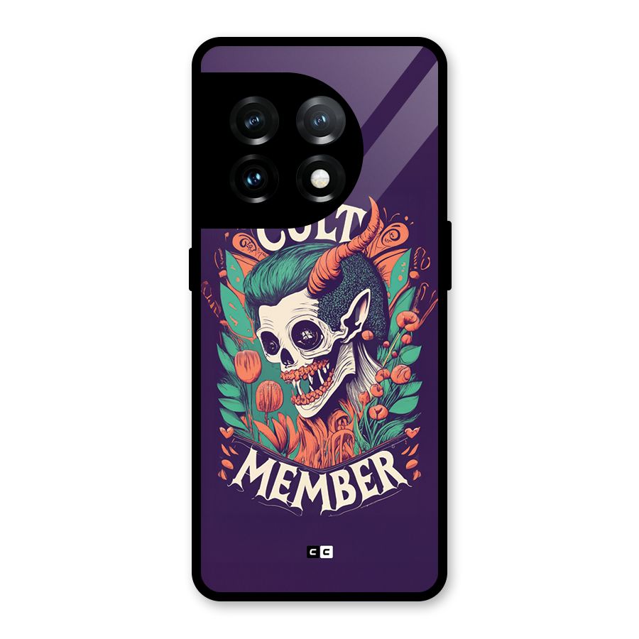 Cult Member Glass Back Case for OnePlus 11
