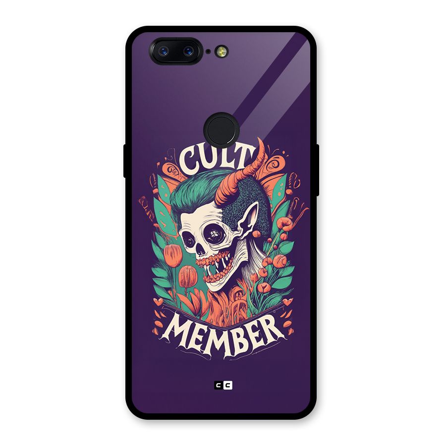 Cult Member Glass Back Case for OnePlus 5T