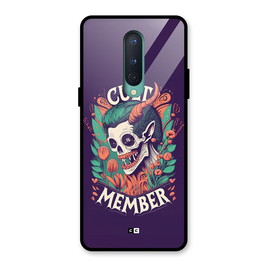 Cult Member Glass Back Case for OnePlus 8
