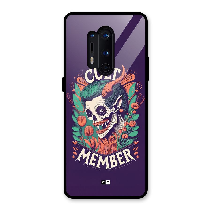 Cult Member Glass Back Case for OnePlus 8 Pro