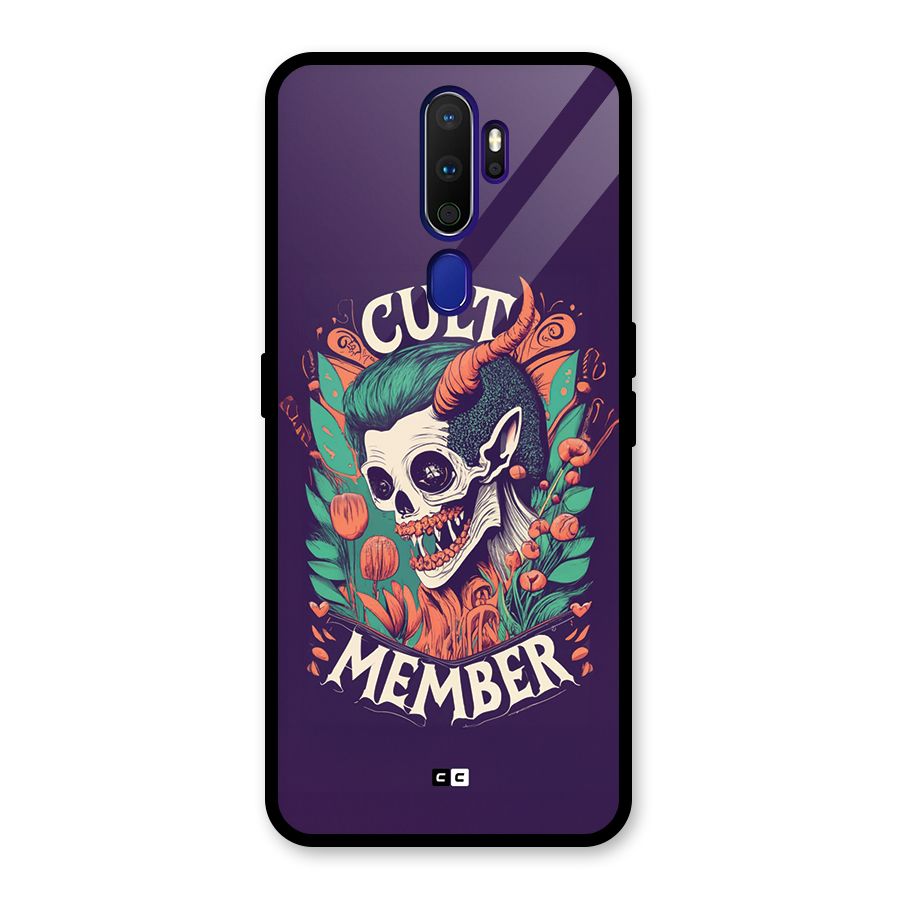 Cult Member Glass Back Case for Oppo A9 (2020)