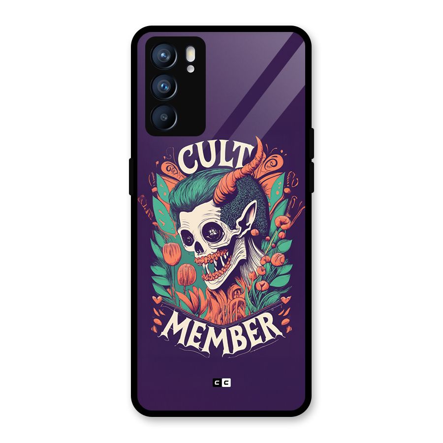 Cult Member Glass Back Case for Oppo Reno6 5G