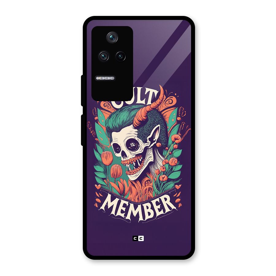 Cult Member Glass Back Case for Poco F4 5G