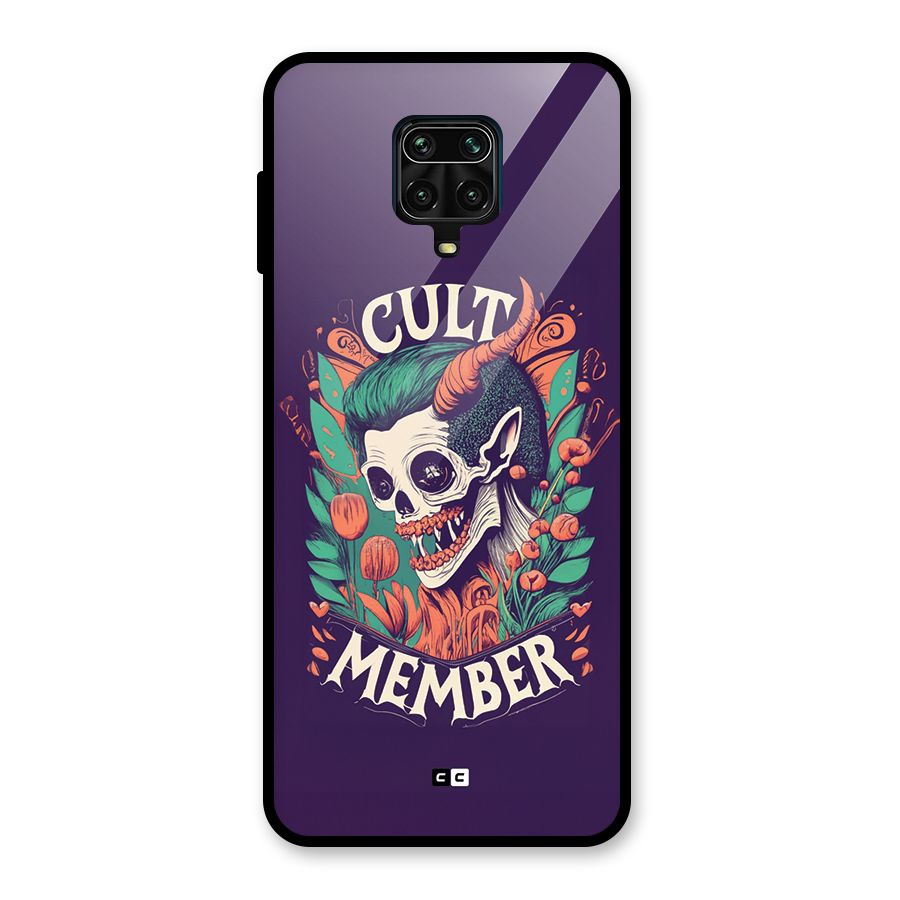Cult Member Glass Back Case for Poco M2 Pro
