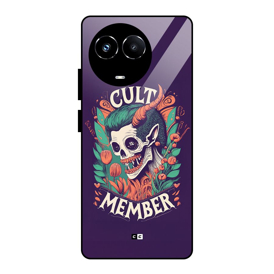 Cult Member Glass Back Case for Realme 11X