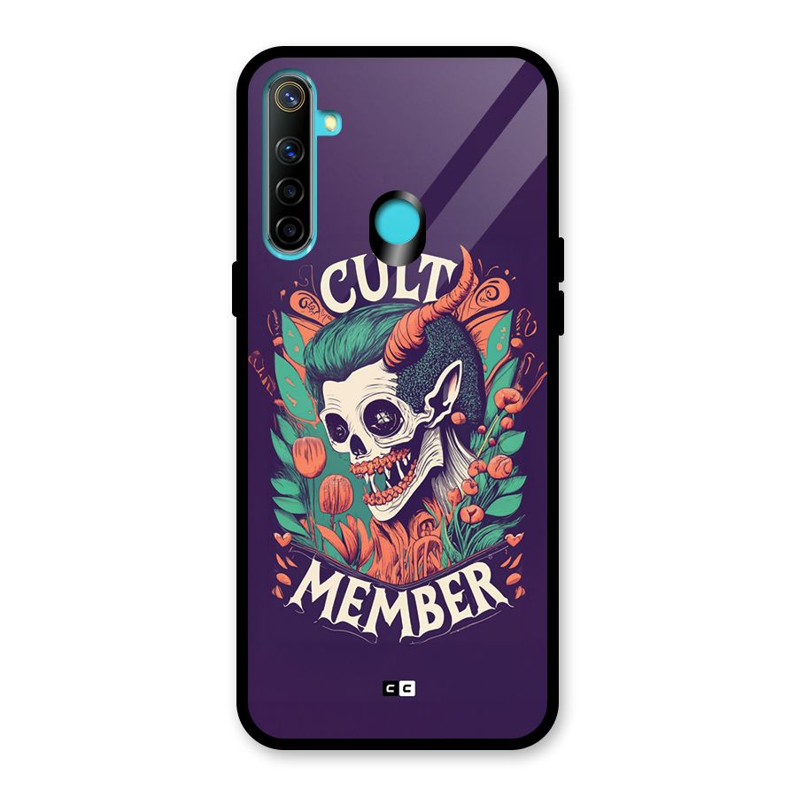 Cult Member Glass Back Case for Realme 5i