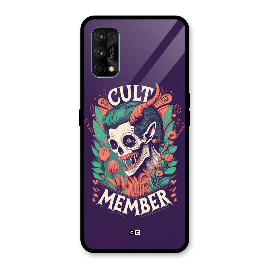 Cult Member Glass Back Case for Realme 7 Pro