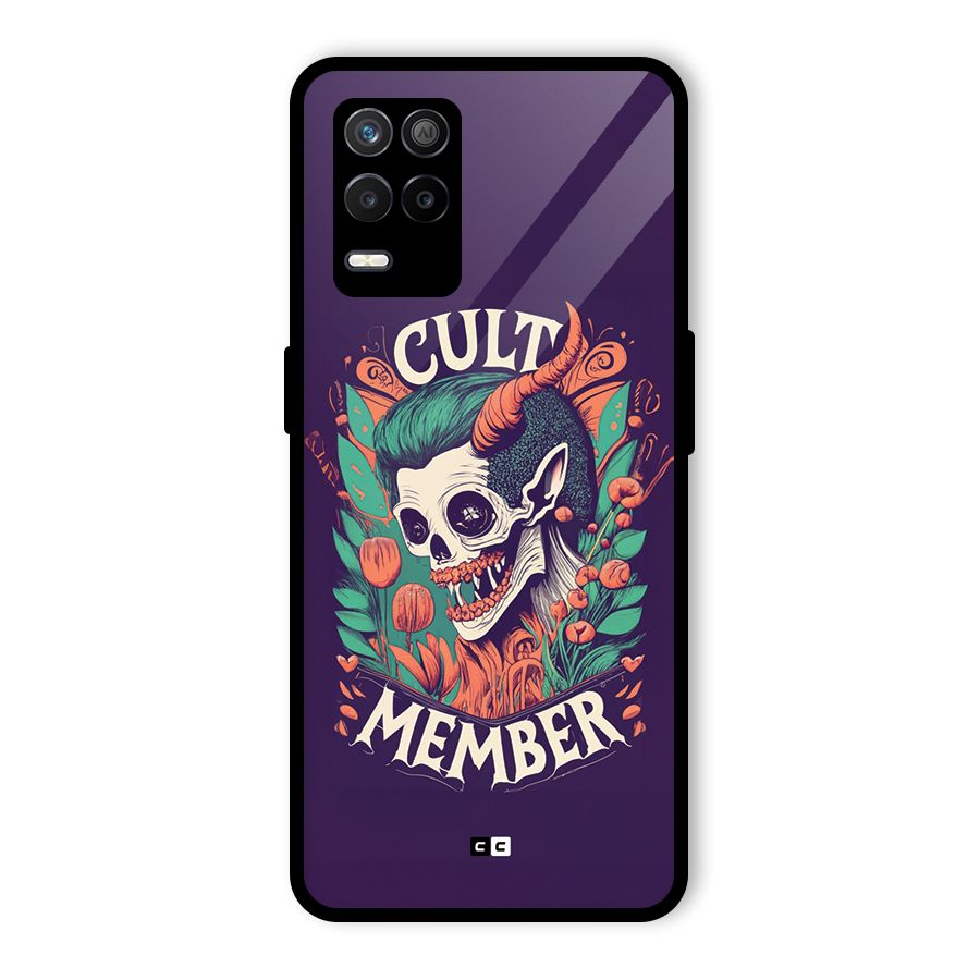Cult Member Glass Back Case for Realme 8 5G