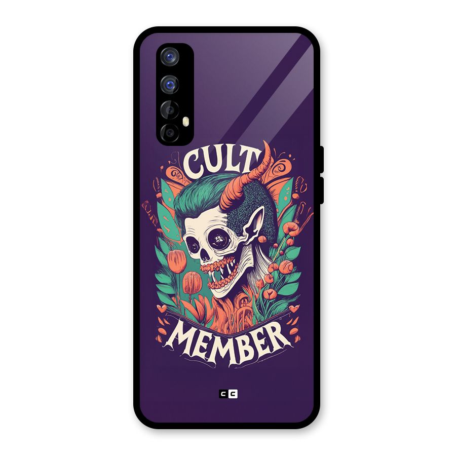 Cult Member Glass Back Case for Realme Narzo 20 Pro