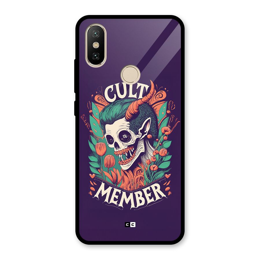 Cult Member Glass Back Case for Redmi A2