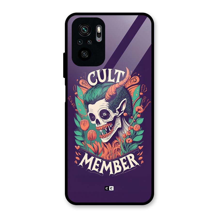 Cult Member Glass Back Case for Redmi Note 10S