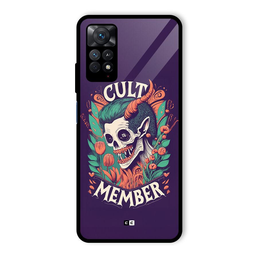 Cult Member Glass Back Case for Redmi Note 11 Pro Plus 5G