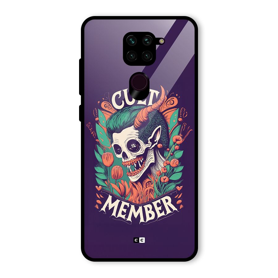 Cult Member Glass Back Case for Redmi Note 9