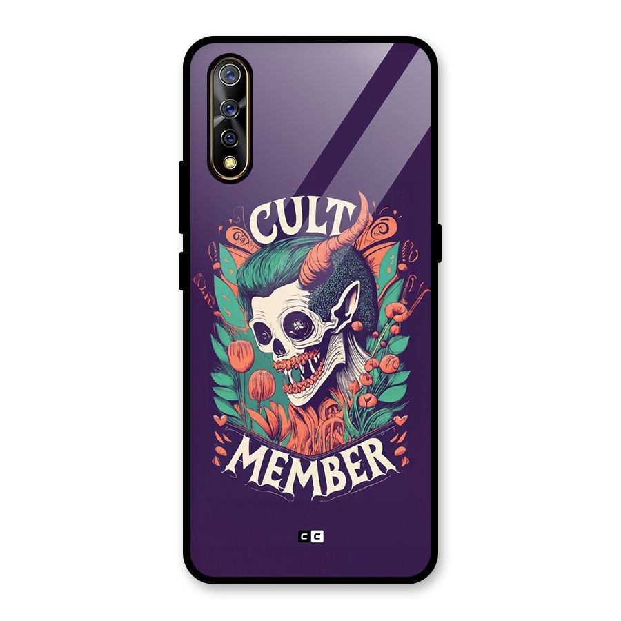 Cult Member Glass Back Case for Vivo S1