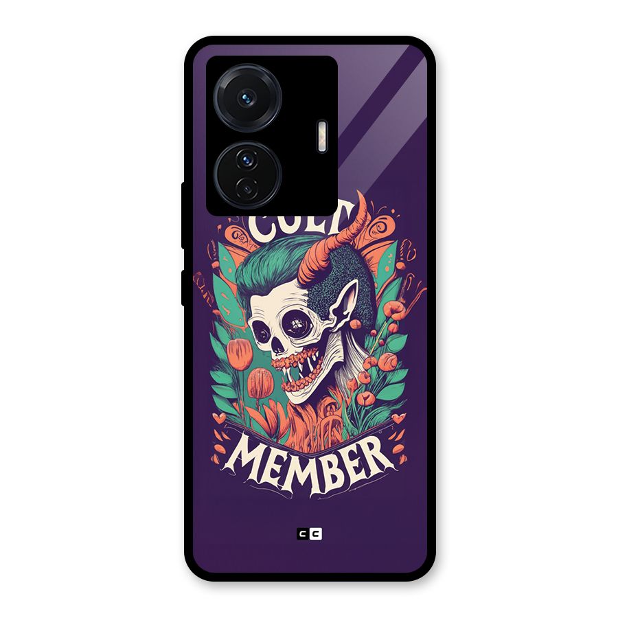 Cult Member Glass Back Case for Vivo T1 Pro