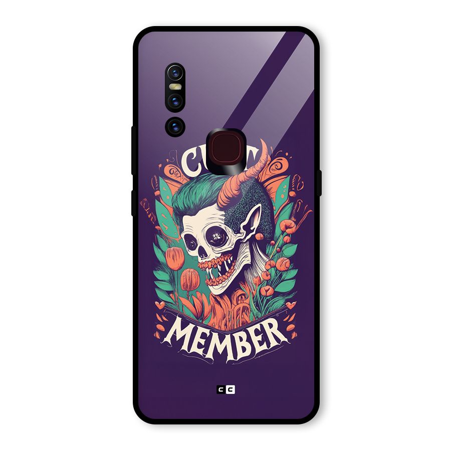 Cult Member Glass Back Case for Vivo V15