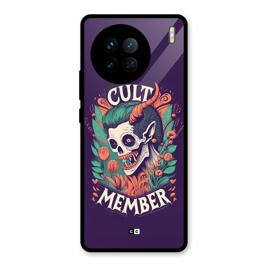 Cult Member Glass Back Case for Vivo X90