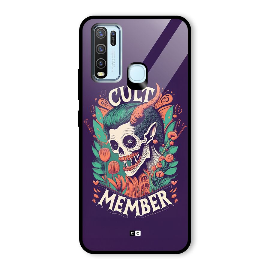 Cult Member Glass Back Case for Vivo Y30