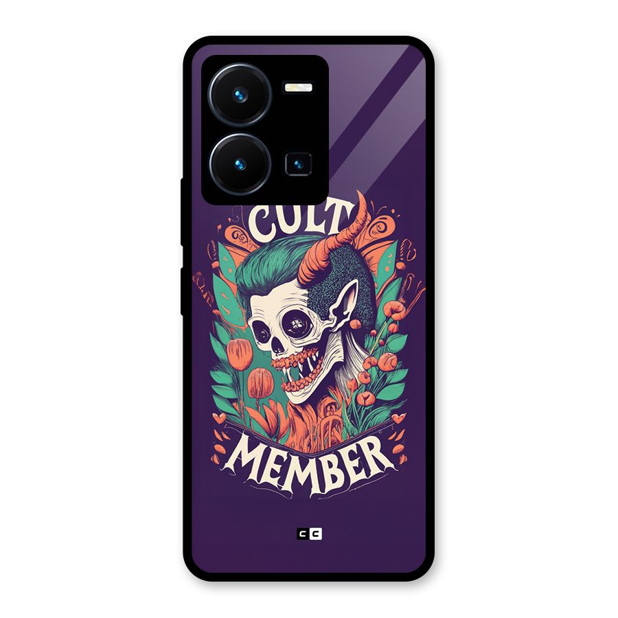 Cult Member Glass Back Case for Vivo Y35