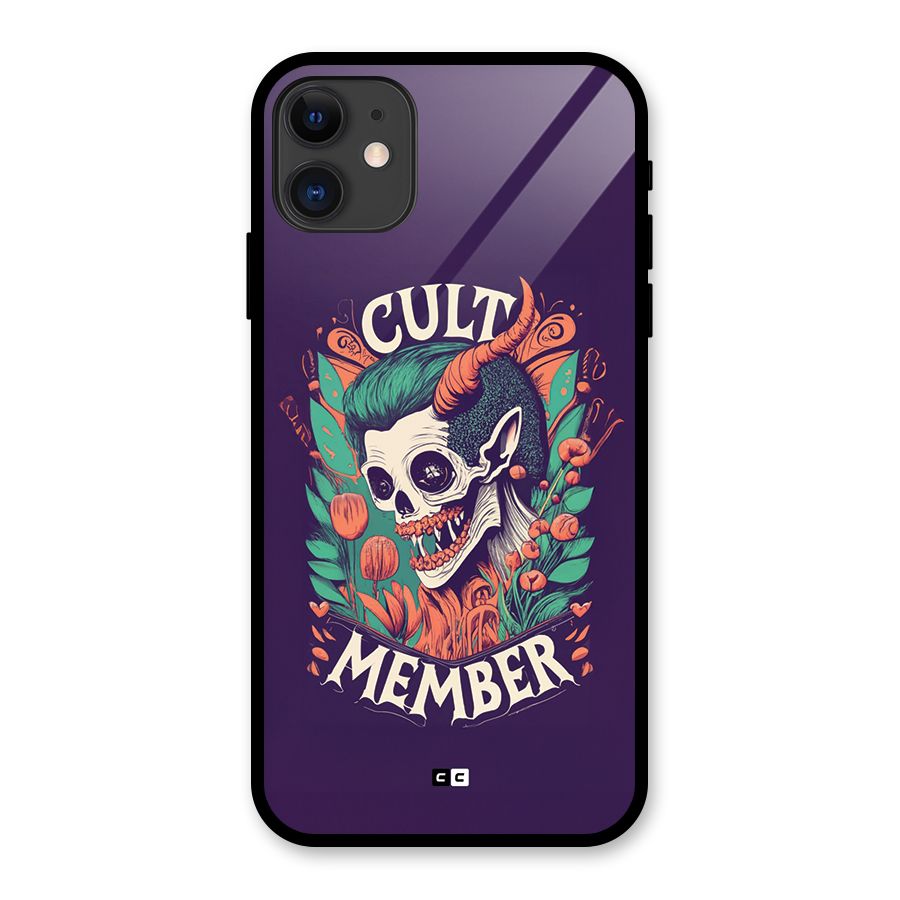 Cult Member Glass Back Case for iPhone 11