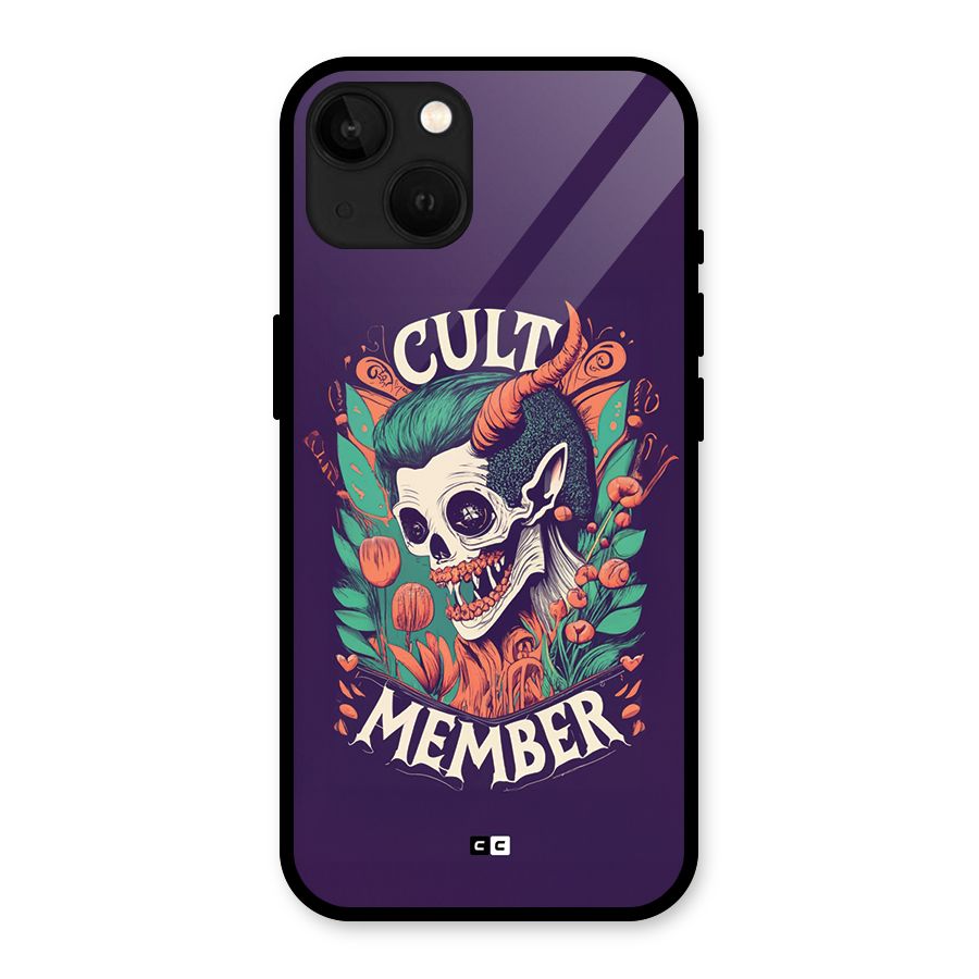 Cult Member Glass Back Case for iPhone 13
