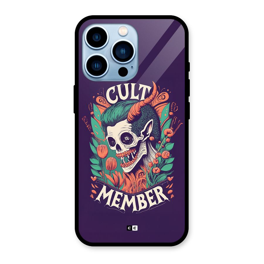 Cult Member Glass Back Case for iPhone 13 Pro