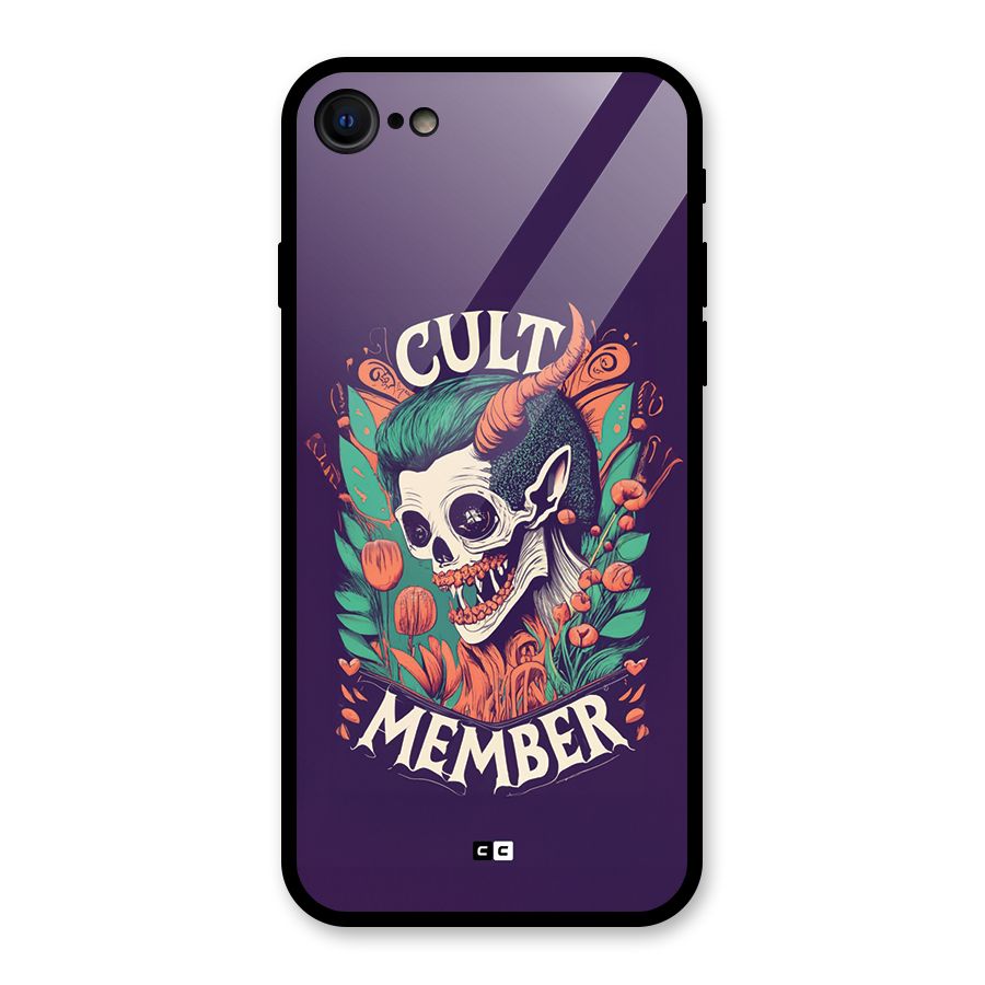 Cult Member Glass Back Case for iPhone SE 2022
