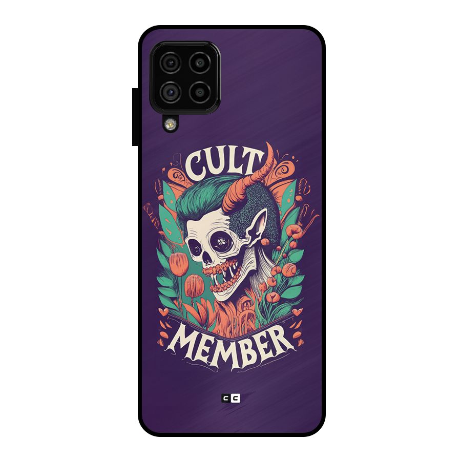Cult Member Metal Back Case for Galaxy A22 4G