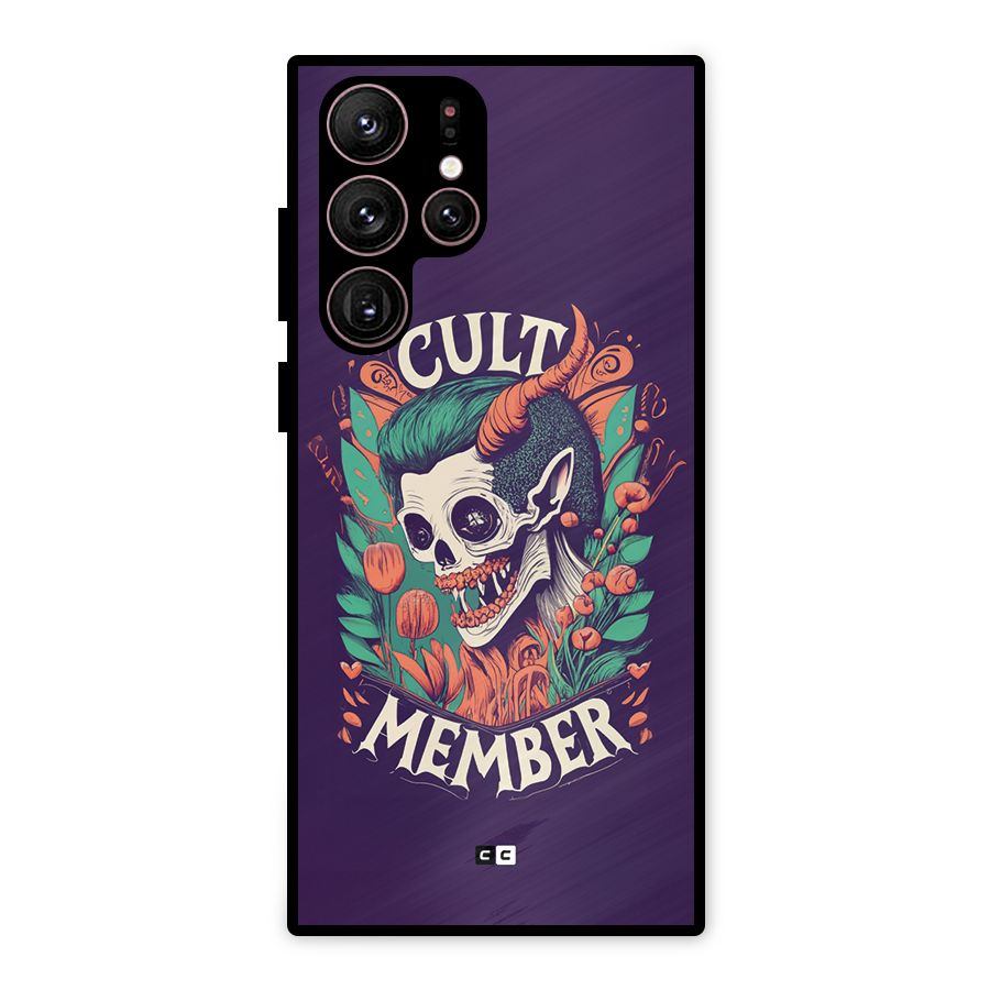 Cult Member Metal Back Case for Galaxy S22 Ultra 5G