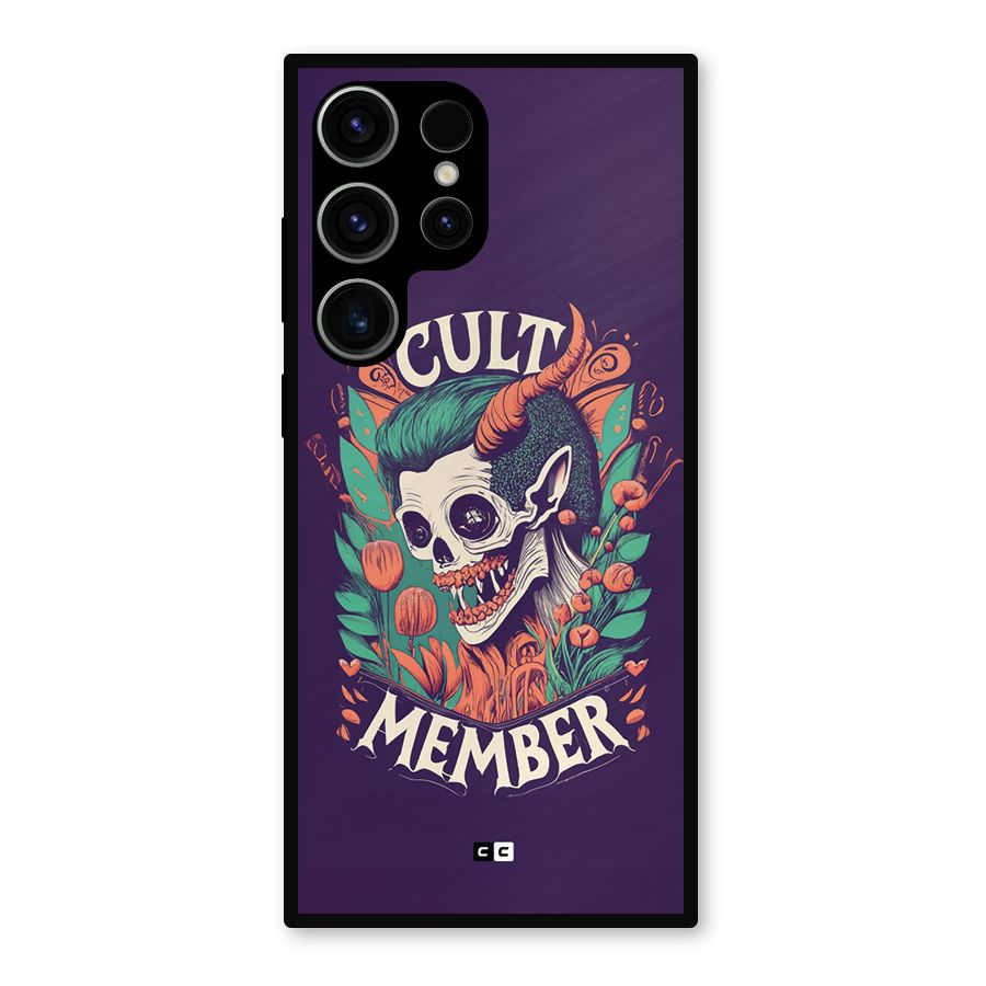 Cult Member Metal Back Case for Galaxy S23 Ultra