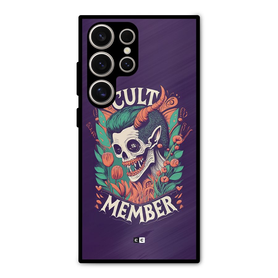 Cult Member Metal Back Case for Galaxy S24 Ultra