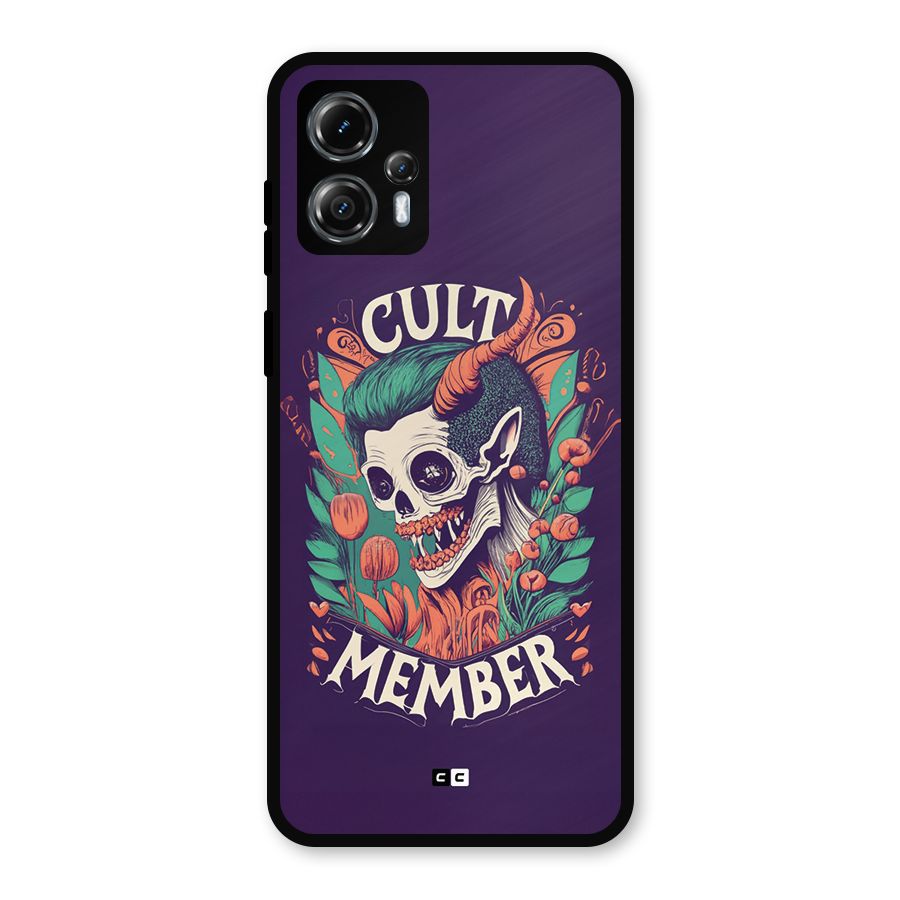 Cult Member Metal Back Case for Moto G13
