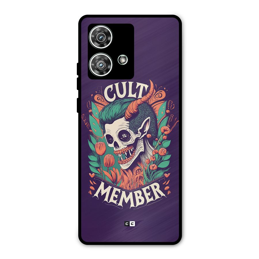 Cult Member Metal Back Case for Motorola Edge 40 Neo