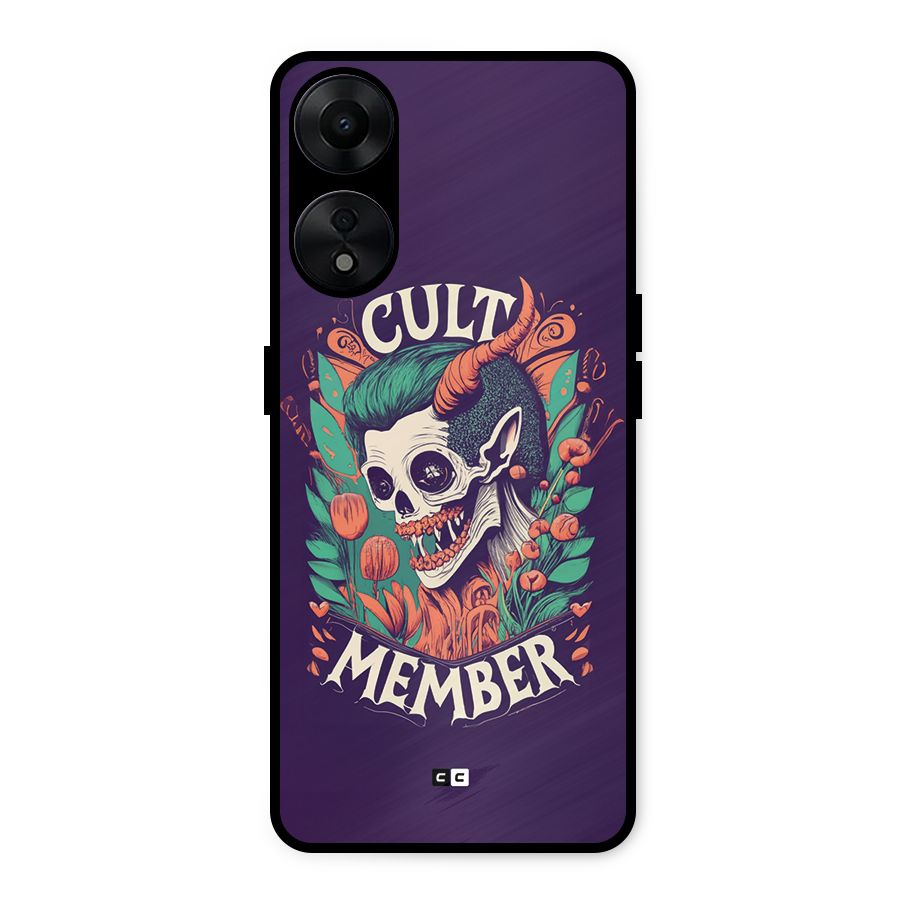 Cult Member Metal Back Case for Oppo A78 5G