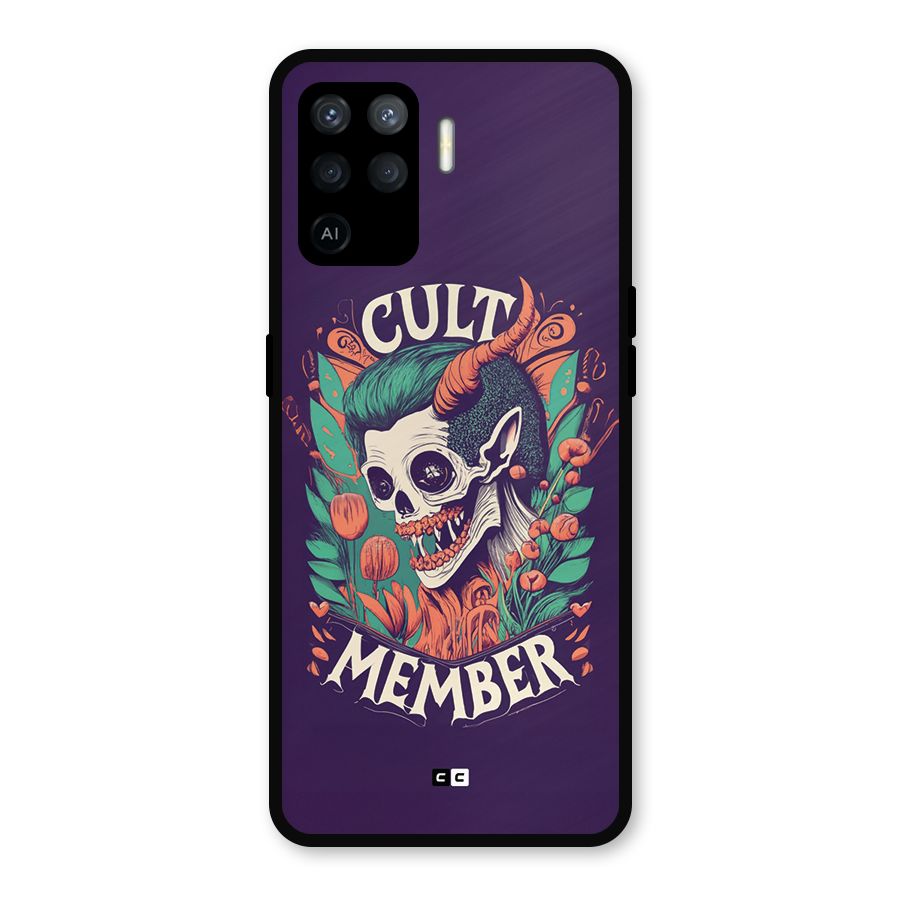 Cult Member Metal Back Case for Oppo F19 Pro