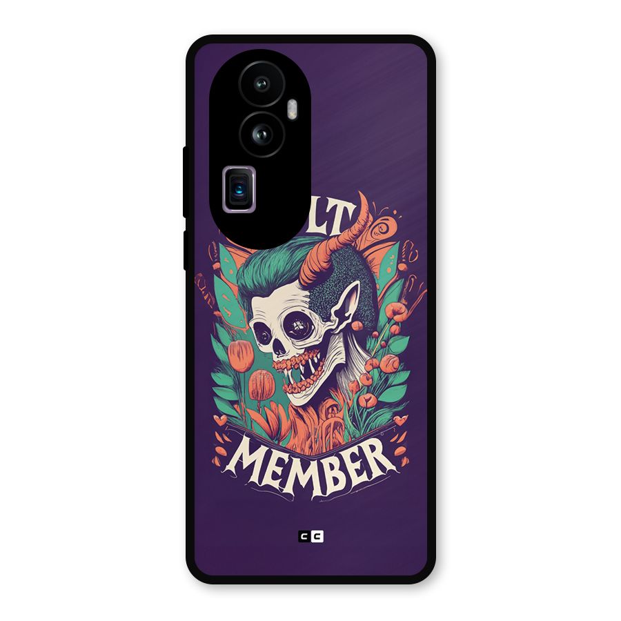 Cult Member Metal Back Case for Oppo Reno10 Pro Plus