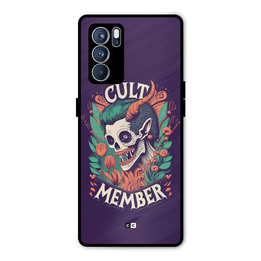 Cult Member Metal Back Case for Oppo Reno6 Pro 5G