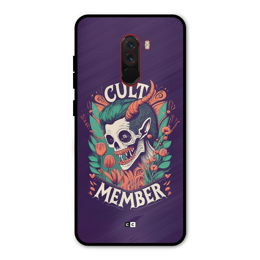 Cult Member Metal Back Case for Poco F1