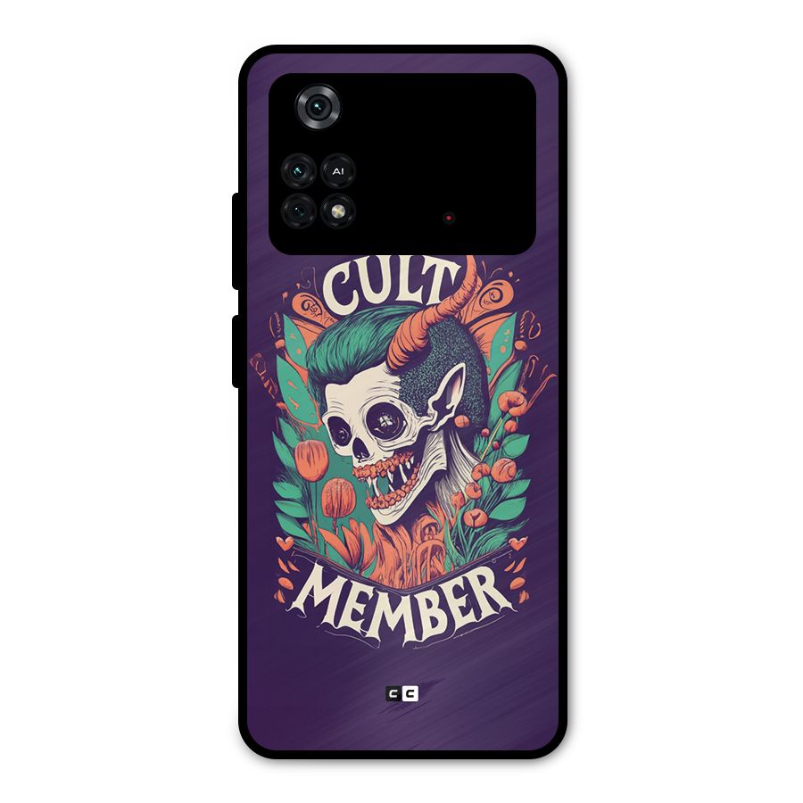 Cult Member Metal Back Case for Poco M4 Pro 4G